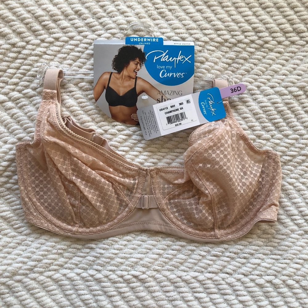 Playtex Balconette Underwire Bra Nude